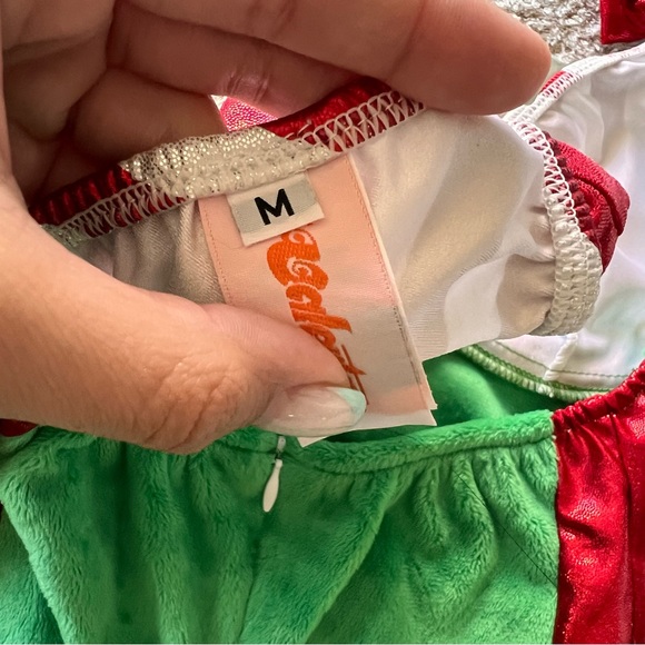 Candy Cane Cuddle Christmas Romper pole dance - Picture 7 of 7